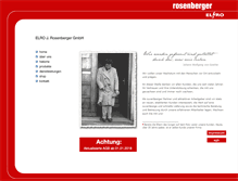 Tablet Screenshot of elro-rosenberger.de